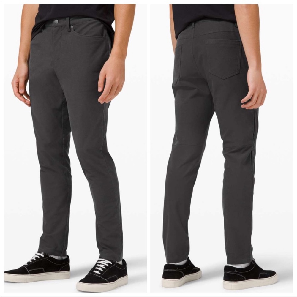 LULULEMON Men’s ABC Pant Slim (LIKE NEW) Waist 28 Dark grey
